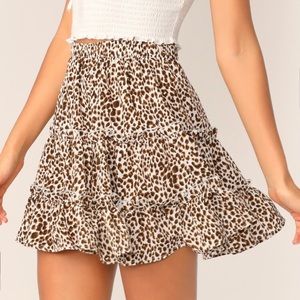 leopard skirt